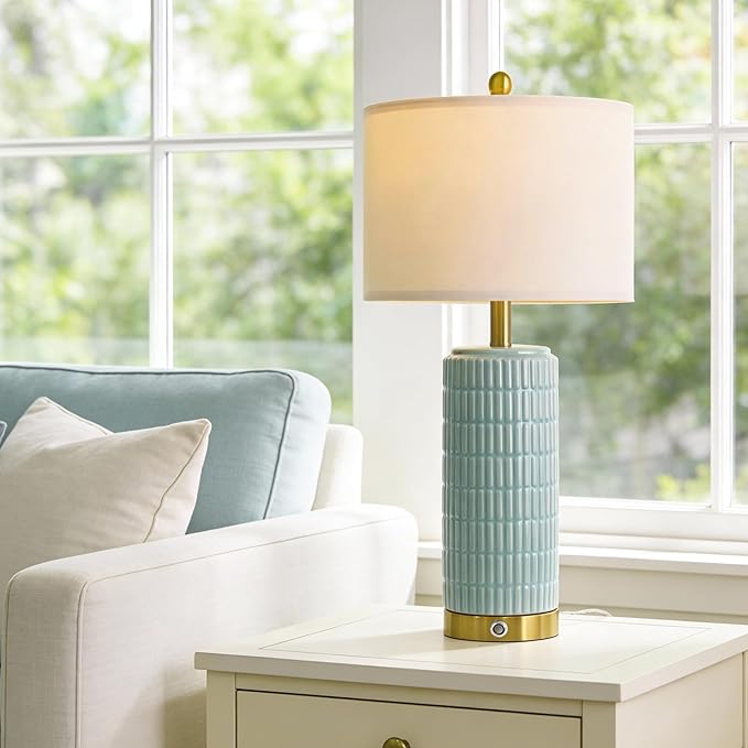 PoKat 25'' Bedside Table Lamps Set of 2 - Image 5