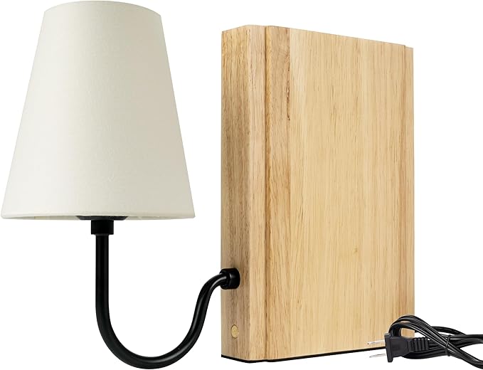 AELS Wooden Bookshelf Lamp - Image 2