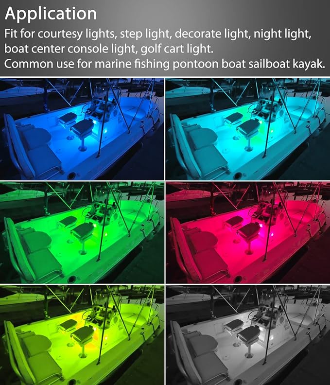 Boat Lights Wireless, Battery Powered Operated Marine Led Interior Light - Image 7