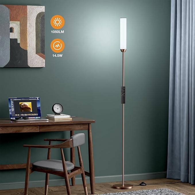 Ambimall LED Floor Lamp with Remote Control, Foot Switch - Image 6