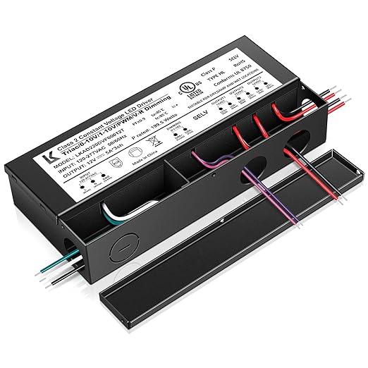 inShareplus 12V 200W Dimmable LED Driver, 5-in-1 Triac/ELV/MLV/0-10V/1-10V/PWM by inShareplus