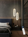 1-Ring Chandelier Gold Modern Pendant Lighting LED Dimmable Hanging Crystal by Ykolupty