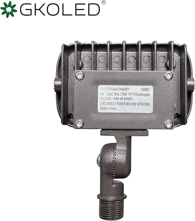 GKOLED 7W Outdoor LED Low Voltage Landscape Lighting Flood Light, 9-15V AC/DC - Image 4