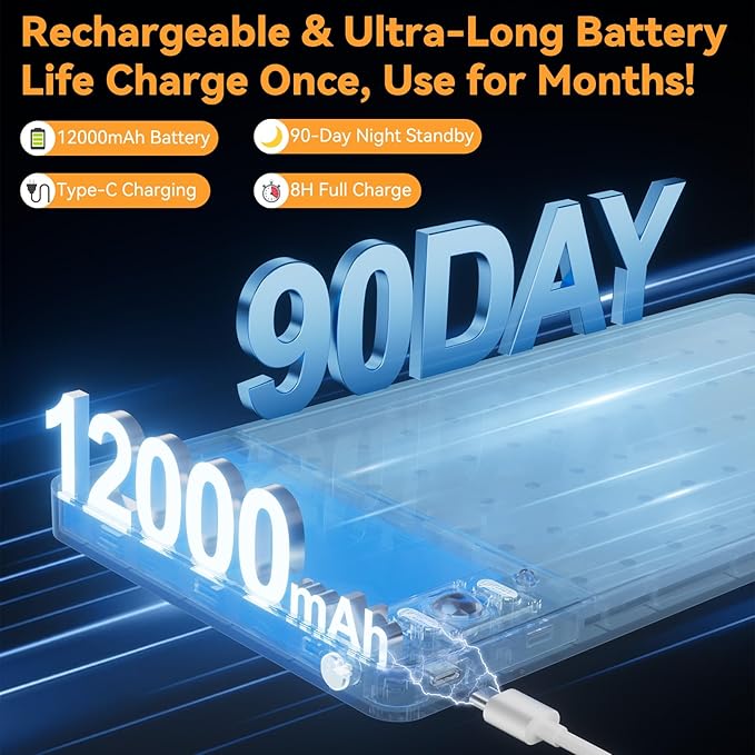 12000mAh Battery Operated Ceiling Light - Image 3