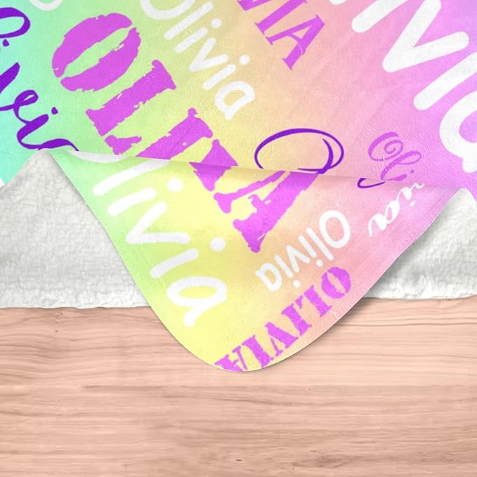 Gudina Personalized Name Blankets Custom Blanket - Image 6
