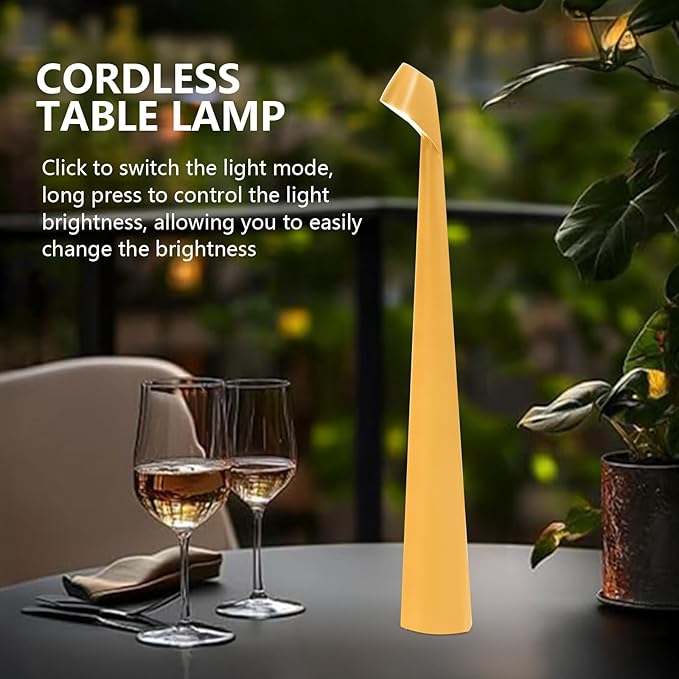Table Lamps Cordless Rechargeable Battery Light, LED Desk Lamps Outdoor - Image 3
