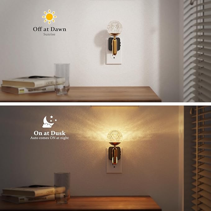 JandCase Night Light, Night Lights Plug into Wall, Color Change RBG Nightlight - Image 3