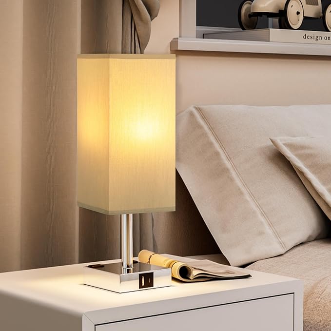 Touch Bedside Table Lamp Set of 2-3-Way Dimmable Night Lamp - Image 6