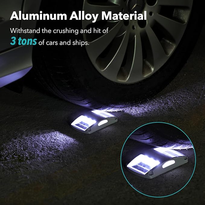 AGPTEK Solar Driveway Lights 20 Pack, Outdoor Deck Dock Marine LED Solar - Image 4
