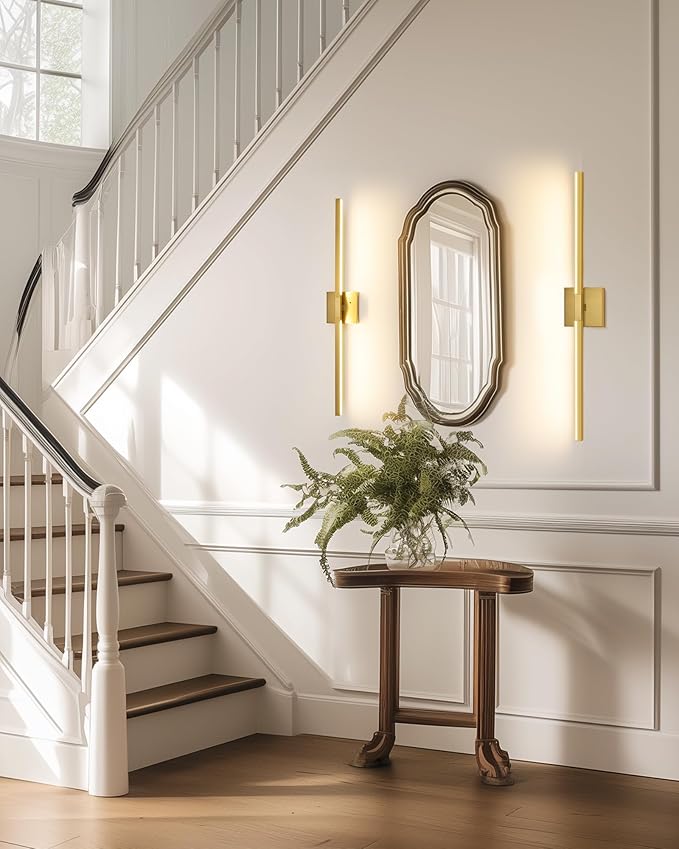 Rechargeable Battery Operated Wall Sconce Set of Two, 24 Inch, 3000K/4500K/6000K - Image 9