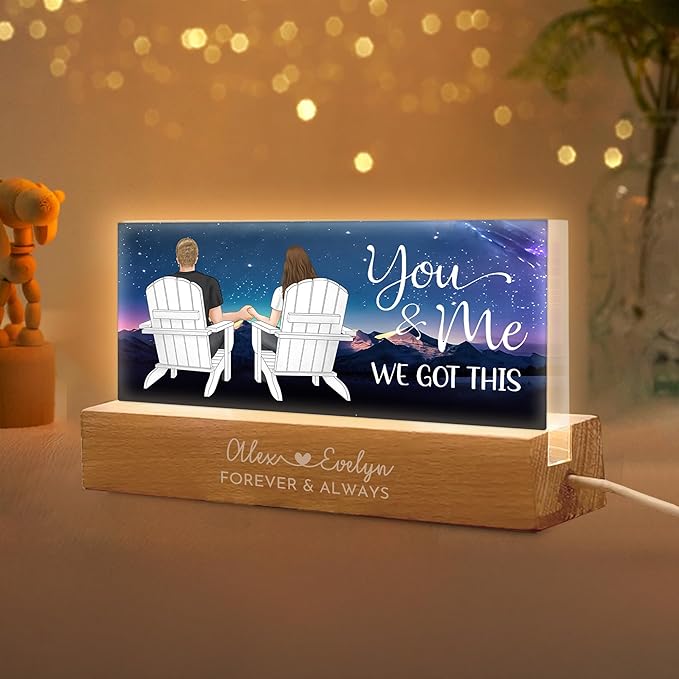 Personalized Couple Night Light - Image 2
