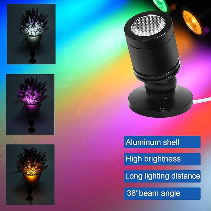 Taysing Color LED Spot Light Indoor Little Mini Spotlight Accent Lights - Image 5