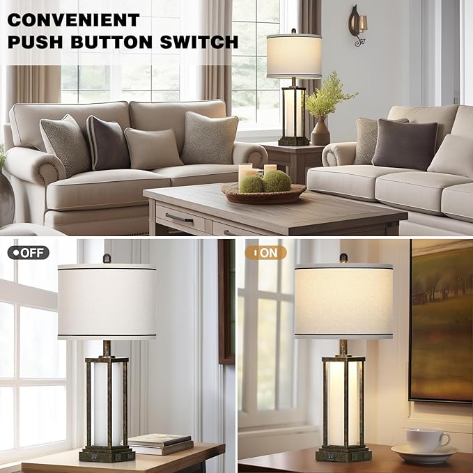 27" Tall Vintage Table Lamp - Image 5