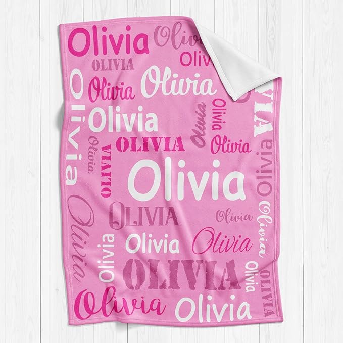 Gudina Personalized Name Blankets and Throws - Image 3
