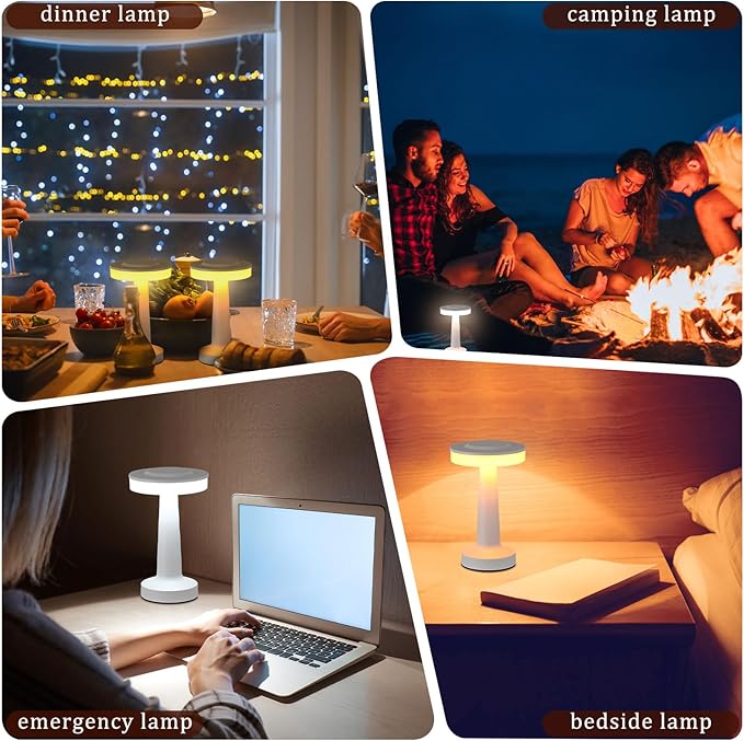 Riakrum 4 Pcs LED Portable Cordless Table Lamp - Image 6