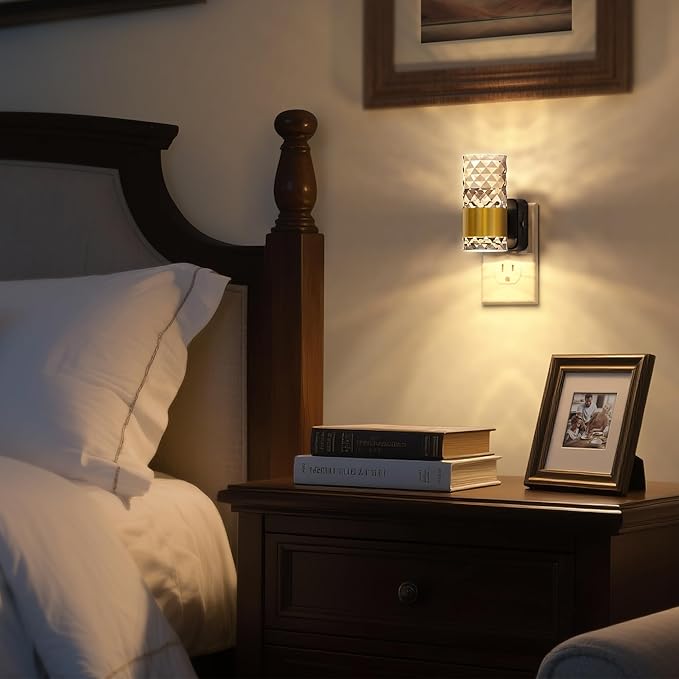 DORESshop Night Light, Automatic Night Lights Plug into Wall, Acrylic Night - Image 6