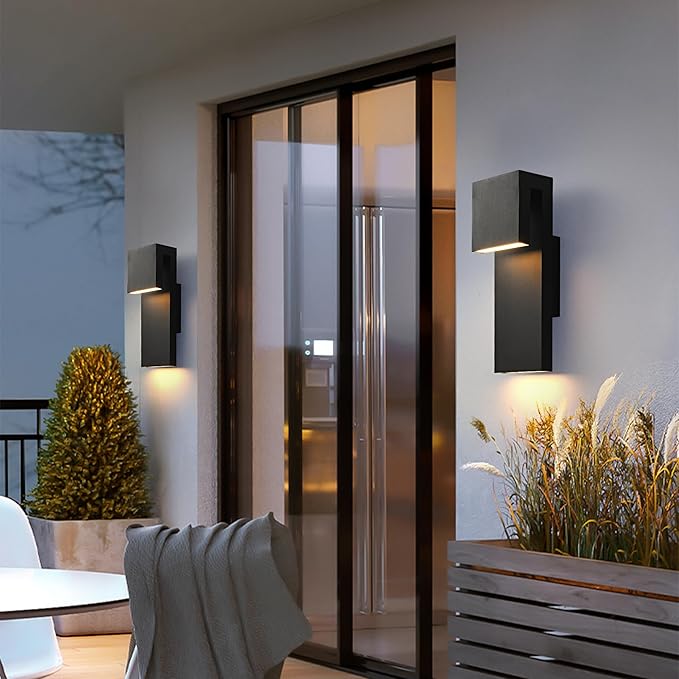 Modern LED Outdoor Wall Sconce 3000K 18W IP65 Waterproof Integrated LED Outdoor - Image 5