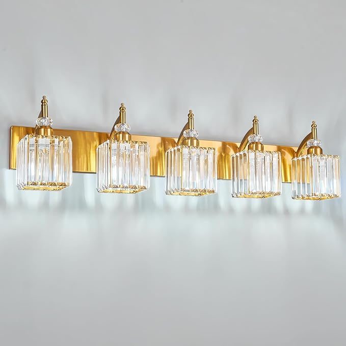 5-Light Crystal Vanity Lights by BBLLWJ