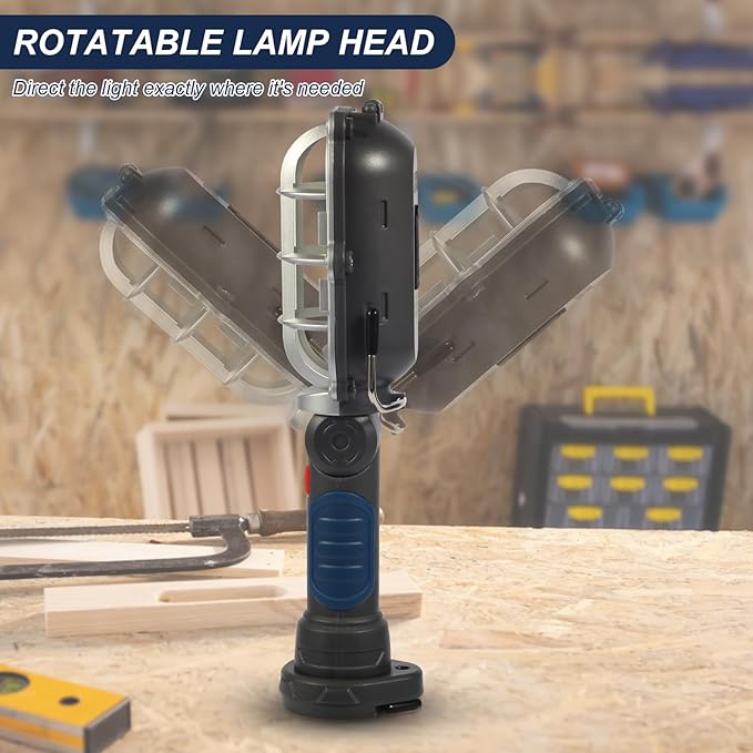NextLED NT-5571 Rechargeable Magnetic LED Work Light, 1000 LM Trouble Light - Image 7