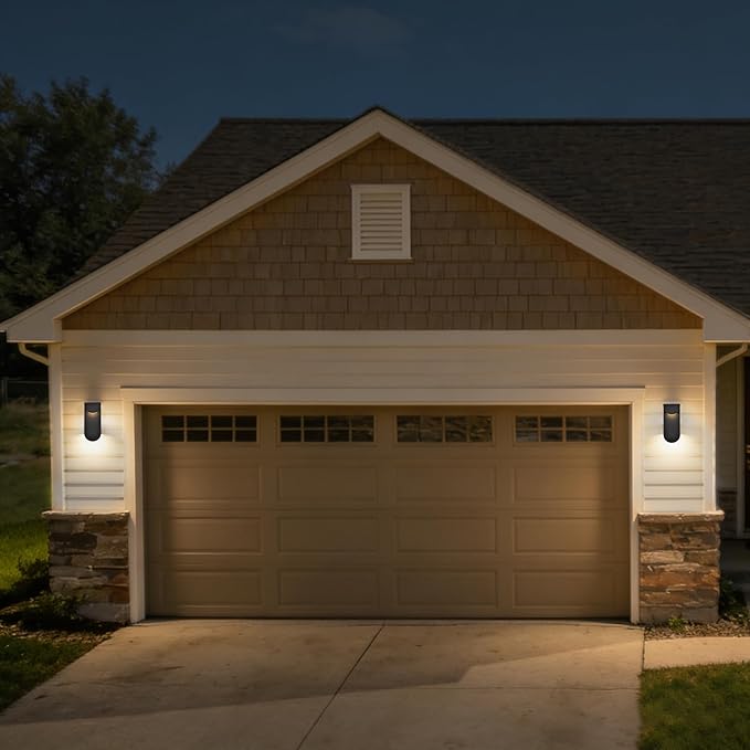 Alighting Modern Outdoor Wall Light 1 Pack, Dual LED Downward Wall Sconce 10W - Image 7