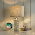 OYEARS 3-Way Dimmable 22'' USB A+C Touch Control Table Lamp by OYEARS