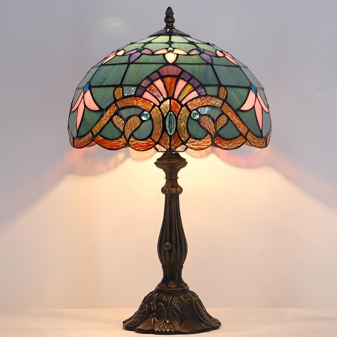 Tiffany Style Lamp Stained Glass Table Lamp Memory Sympathy Desk Reading Light - Image 6