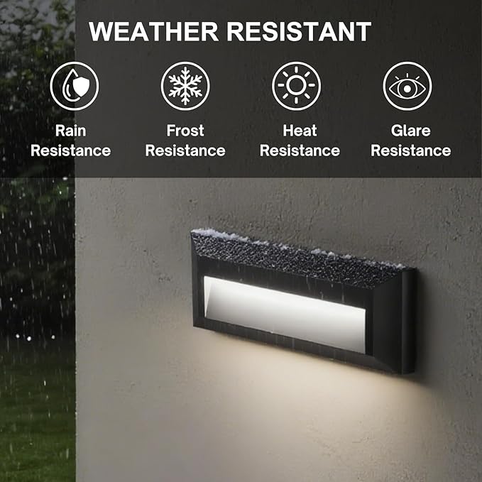 ZONK LED Step Lights 110-240V OutdoorIndoor Stair Lights, Waterproof IP65 2W - Image 3