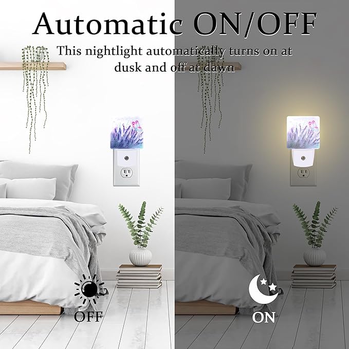 Lavender with Pink Butterfly Night Light - Image 6