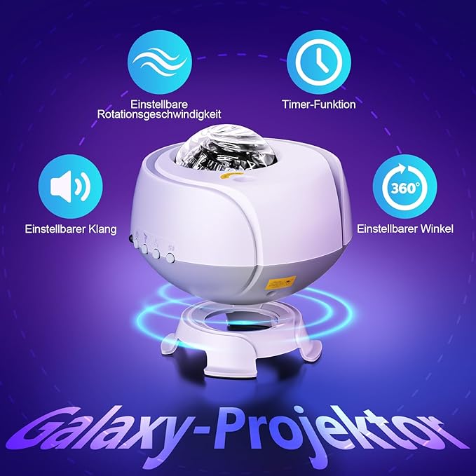 Larger Coverage Area Galaxy Projector, - Image 2