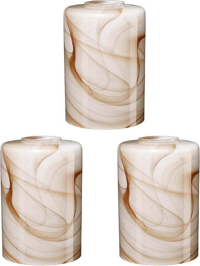 3Packs Cylinder Glass LampShade by Karyfine