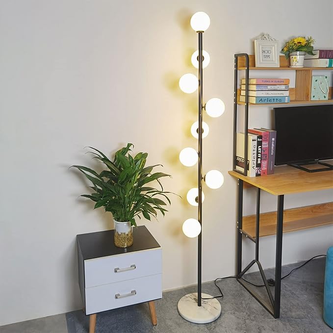 Hsyile Modern Creative Black Floor Lamp by Hsyile