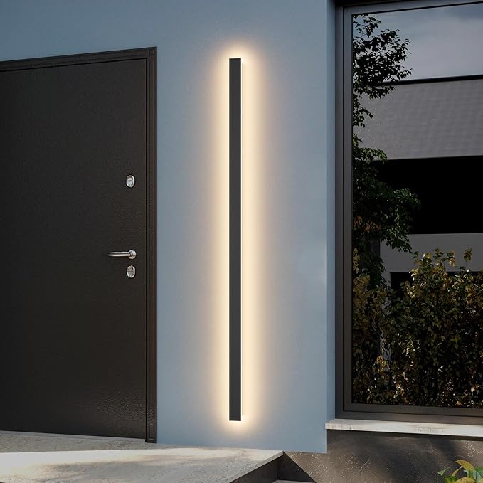 56In Long Outdoor Light, IP65 Waterproof Modern Exterior Lighting Fixture 3000K - Image 2