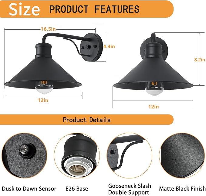 Outdoor Light Fixture for Porch and House - Image 2