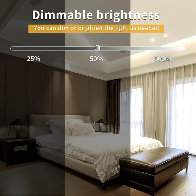 COB LED Strip Lights 3000K 65.6ft DC 24V Dimmable White Flexible LED Tape Light - Image 4