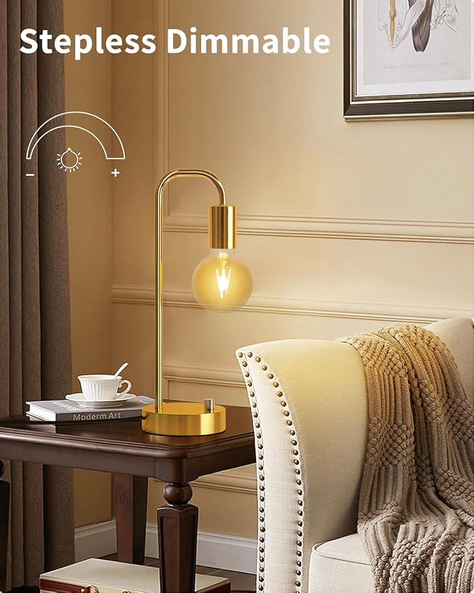 ONEWISH Industrial Table Lamp Set of 2 - Image 3
