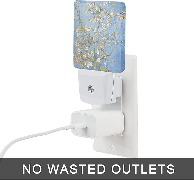 Blossoming Almond Tree Night Light, Night Lights Plug into Wall - Image 4