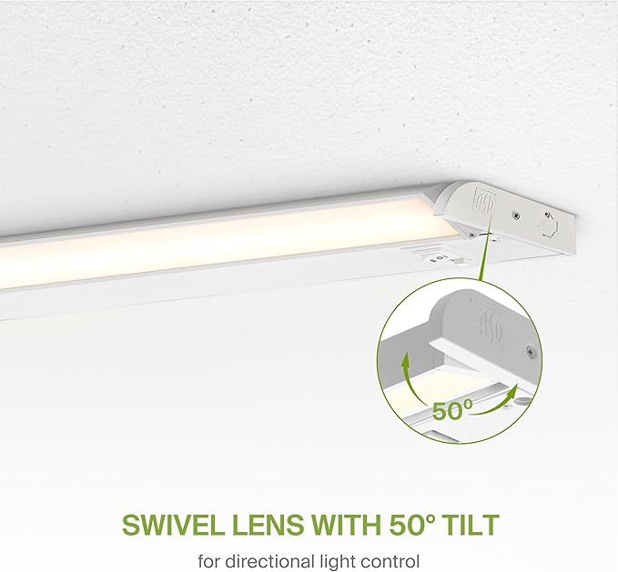 ASD Swivel LED Under Cabinet Lighting, 48 Inch 24W, Hardwired or Plug-in - Image 4