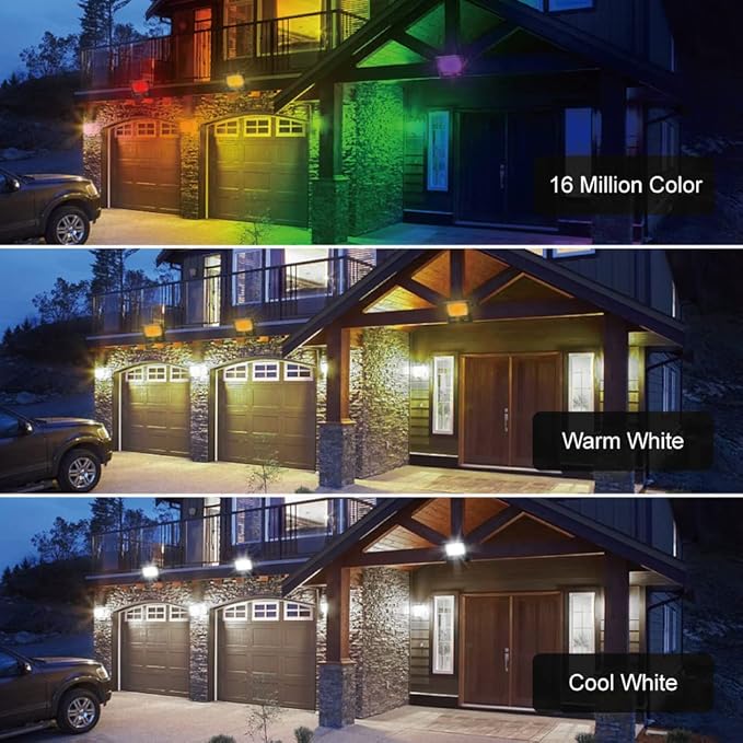 RGBW Solar Flood Lights Outdoor - Image 3