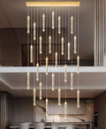 Rectangular Chandeliers 26-Lights Long Light by Dolria