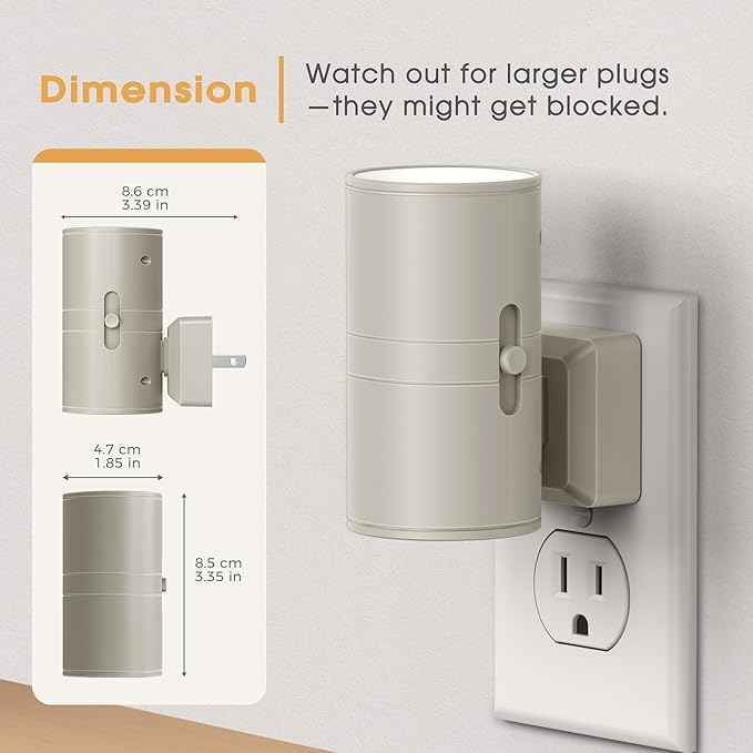 Briignite Night Lights Plug into Wall, Modern LED Night Light Plug in, Dusk to - Image 5
