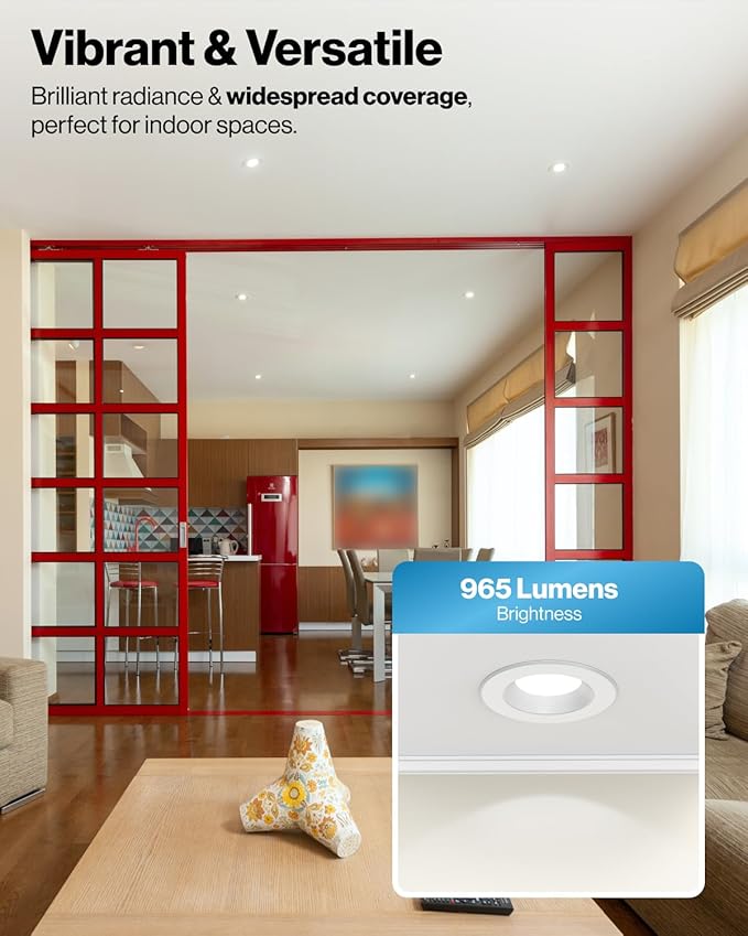 Sunco 24 Pack 4 Inch LED Recessed Lights, Retrofit Can Lighting, 660 LM - Image 3