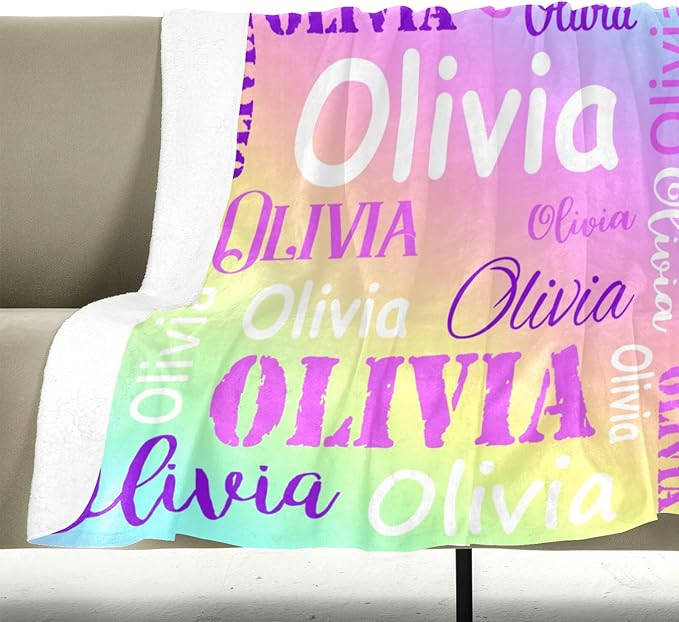 Gudina Personalized Name Blankets Custom Blanket - Image 4