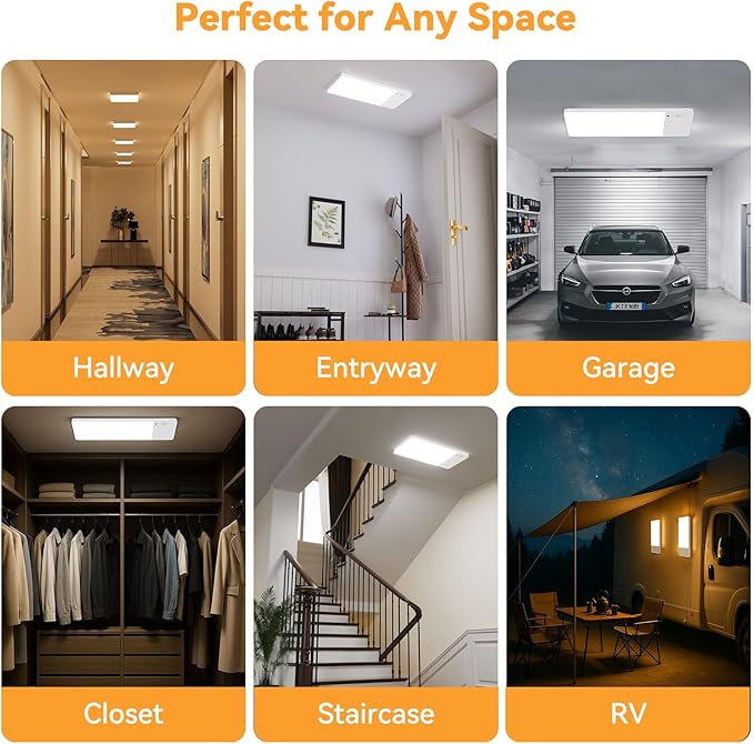 12000mAh Battery Operated Ceiling Light - Image 8
