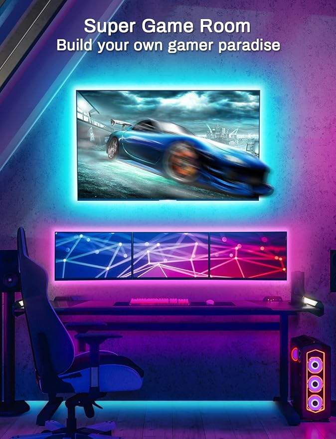 MATICOD LED Lights for TV Led Backlight, 16.4ft RGB Led Strip Lights for TV - Image 5