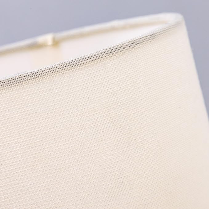 Wellmet CreamWhite 8"x 8"x11" Lampshade, No Assembly Required, Classic Modern - Image 6