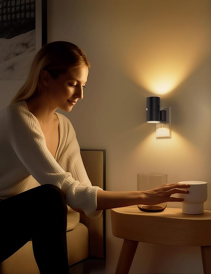 L LOHAS LED Motion Sensor Night Light Plug in, 2 Pack, Motion Activated Night - Image 7