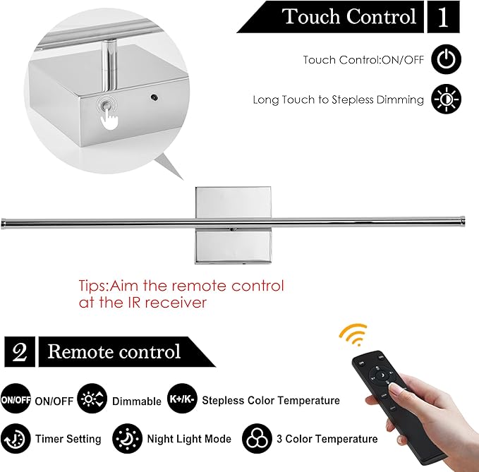 Removable Battery Operated Wall Sconces - Image 5