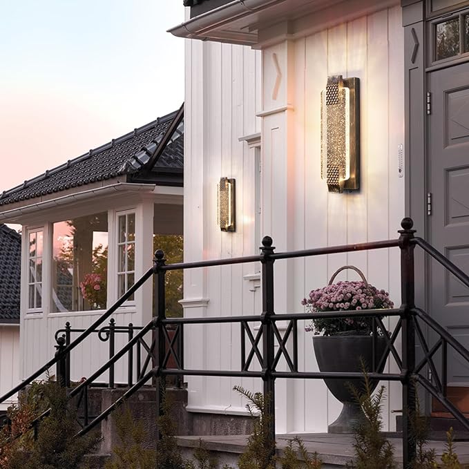 camuucci Dusk to Dawn Outdoor Light, 15.7 Inches LED Porch Lights Outdoor - Image 5