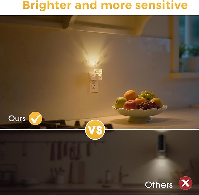 L LOHAS LED Night Light, Night Lights Plug into Wall, 3000K Soft Light LED - Image 5