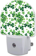 St Patrick's Day Shamrock Night Light Plug into Wall, 0.5w Energy Saving Sleep by sndheke